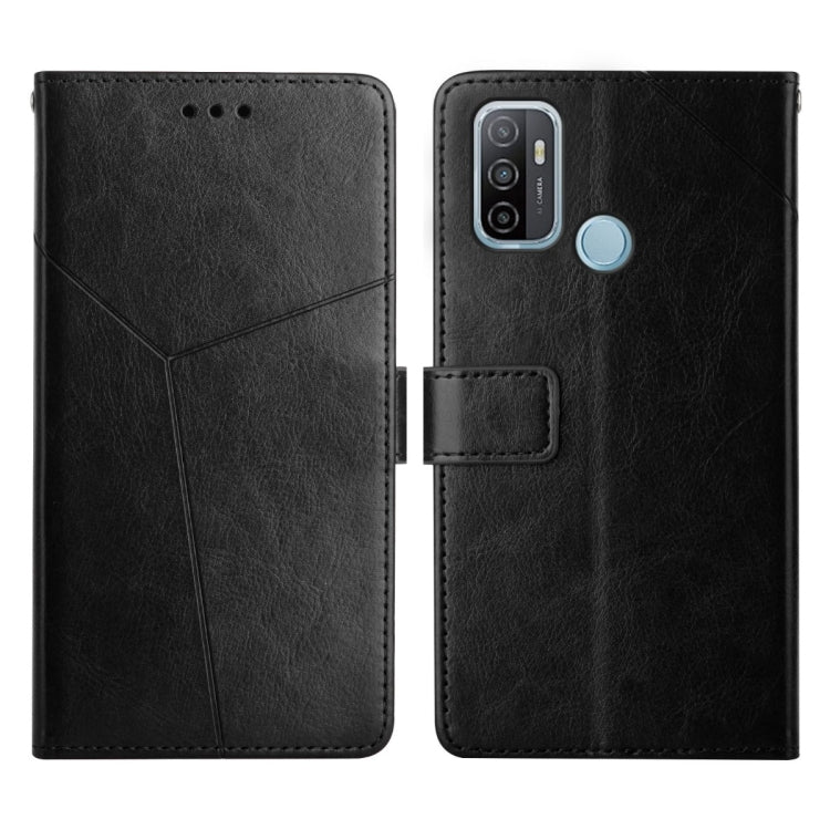 Custodia per telefono in pelle flip orizzontale con cuciture a Y, For OPPO A53 4G, For OPPO A54 / A16 4G, For OPPO A54 5g, For OPPO A55S Japan Version