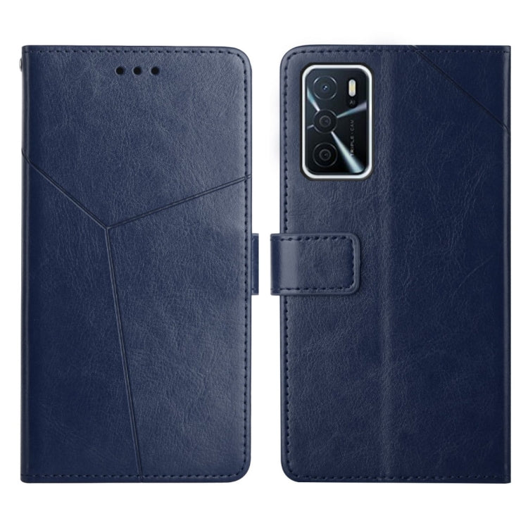 Custodia per telefono in pelle flip orizzontale con cuciture a Y, For OPPO A53 4G, For OPPO A54 / A16 4G, For OPPO A54 5g, For OPPO A55S Japan Version