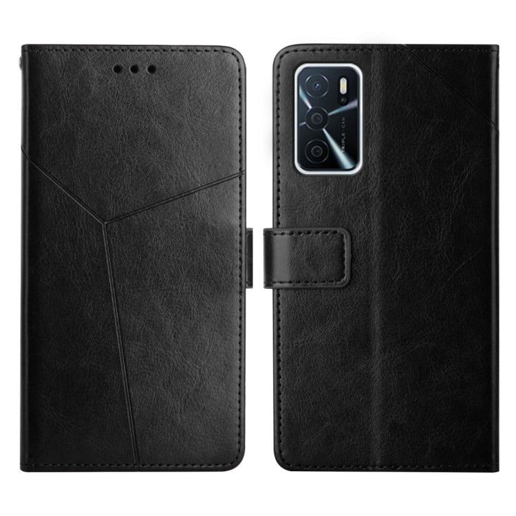 Custodia per telefono in pelle flip orizzontale con cuciture a Y, For OPPO A53 4G, For OPPO A54 / A16 4G, For OPPO A54 5g, For OPPO A55S Japan Version
