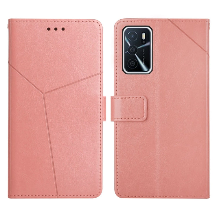 Custodia per telefono in pelle flip orizzontale con cuciture a Y, For OPPO A53 4G, For OPPO A54 / A16 4G, For OPPO A54 5g, For OPPO A55S Japan Version