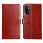 Custodia per telefono in pelle flip orizzontale con cuciture a Y, For OPPO A53 4G, For OPPO A54 / A16 4G, For OPPO A54 5g, For OPPO A55S Japan Version