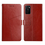 Custodia per telefono in pelle flip orizzontale con cuciture a Y, For OPPO A53 4G, For OPPO A54 / A16 4G, For OPPO A54 5g, For OPPO A55S Japan Version