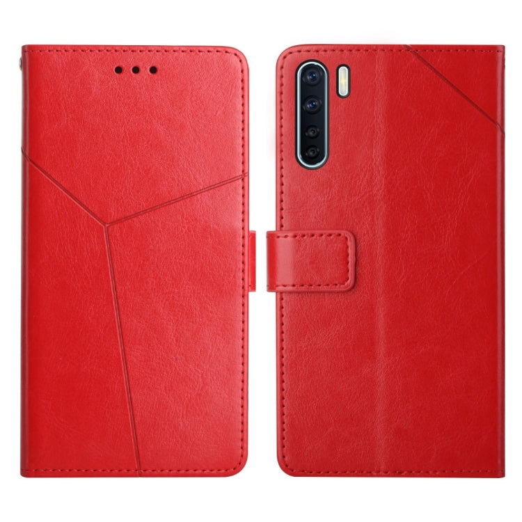 Custodia per telefono in pelle flip orizzontale con cuciture a Y, For OPPO A91, For OPPO A92s / Reno4 Z 5G, For OPPO A93S 5G, For OPPO A94 4G