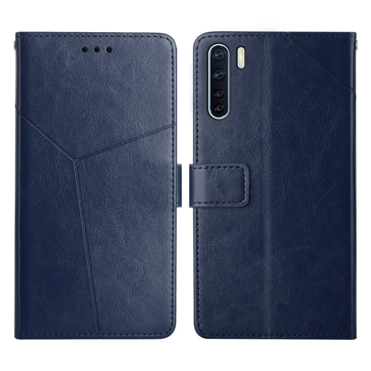 Custodia per telefono in pelle flip orizzontale con cuciture a Y, For OPPO A91, For OPPO A92s / Reno4 Z 5G, For OPPO A93S 5G, For OPPO A94 4G