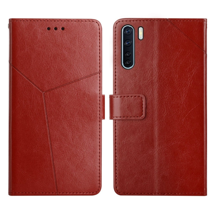 Custodia per telefono in pelle flip orizzontale con cuciture a Y, For OPPO A91, For OPPO A92s / Reno4 Z 5G, For OPPO A93S 5G, For OPPO A94 4G
