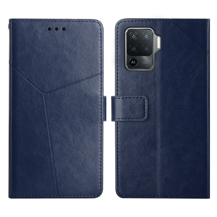 Custodia per telefono in pelle flip orizzontale con cuciture a Y, For OPPO A91, For OPPO A92s / Reno4 Z 5G, For OPPO A93S 5G, For OPPO A94 4G