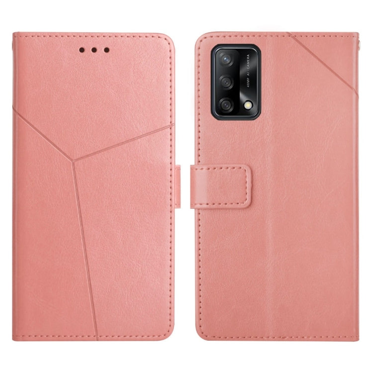 Custodia per telefono in pelle flip orizzontale con cuciture a Y, For OPPO A94 5G, For OPPO F17, For OPPO F17 Pro, For OPPO A74 4G / F19
