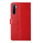 Custodia per telefono in pelle flip orizzontale con cuciture a Y, For OPPO Realme 5, For OPPO Realme 5 Pro, For OPPO Realme 6, For OPPO Realme 6 Pro