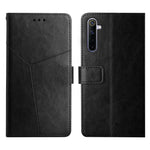 Custodia per telefono in pelle flip orizzontale con cuciture a Y, For OPPO Realme 5, For OPPO Realme 5 Pro, For OPPO Realme 6, For OPPO Realme 6 Pro