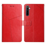 Custodia per telefono in pelle flip orizzontale con cuciture a Y, For OPPO Realme 5, For OPPO Realme 5 Pro, For OPPO Realme 6, For OPPO Realme 6 Pro