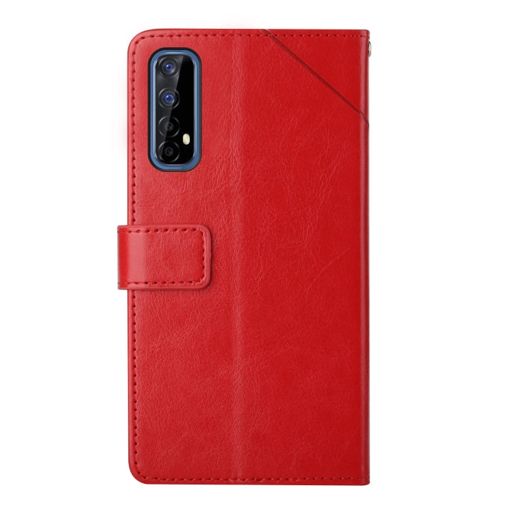 Custodia per telefono in pelle flip orizzontale con cuciture a Y, For OPPO Realme 7 4G, For OPPO Realme 7 Pro, For OPPO Realme 8 5G, For OPPO Realme 8 / 8 Pro