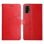 Custodia per telefono in pelle flip orizzontale con cuciture a Y, For OPPO Realme 7 4G, For OPPO Realme 7 Pro, For OPPO Realme 8 5G, For OPPO Realme 8 / 8 Pro