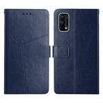 Custodia per telefono in pelle flip orizzontale con cuciture a Y, For OPPO Realme 7 4G, For OPPO Realme 7 Pro, For OPPO Realme 8 5G, For OPPO Realme 8 / 8 Pro