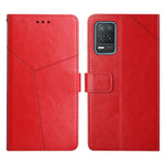 Custodia per telefono in pelle flip orizzontale con cuciture a Y, For OPPO Realme 7 4G, For OPPO Realme 7 Pro, For OPPO Realme 8 5G, For OPPO Realme 8 / 8 Pro