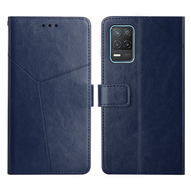 Custodia per telefono in pelle flip orizzontale con cuciture a Y, For OPPO Realme 7 4G, For OPPO Realme 7 Pro, For OPPO Realme 8 5G, For OPPO Realme 8 / 8 Pro
