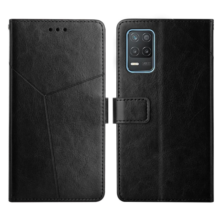 Custodia per telefono in pelle flip orizzontale con cuciture a Y, For OPPO Realme 7 4G, For OPPO Realme 7 Pro, For OPPO Realme 8 5G, For OPPO Realme 8 / 8 Pro