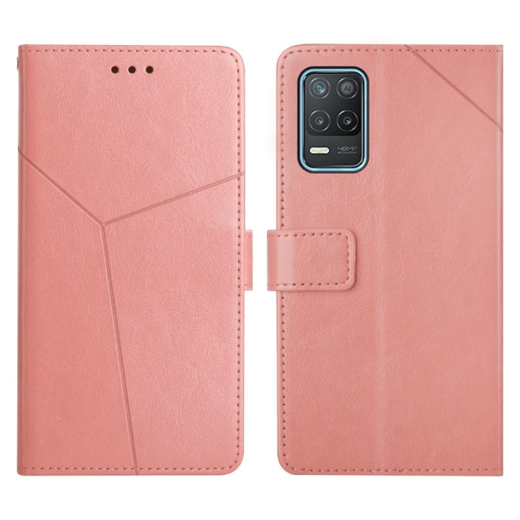 Custodia per telefono in pelle flip orizzontale con cuciture a Y, For OPPO Realme 7 4G, For OPPO Realme 7 Pro, For OPPO Realme 8 5G, For OPPO Realme 8 / 8 Pro