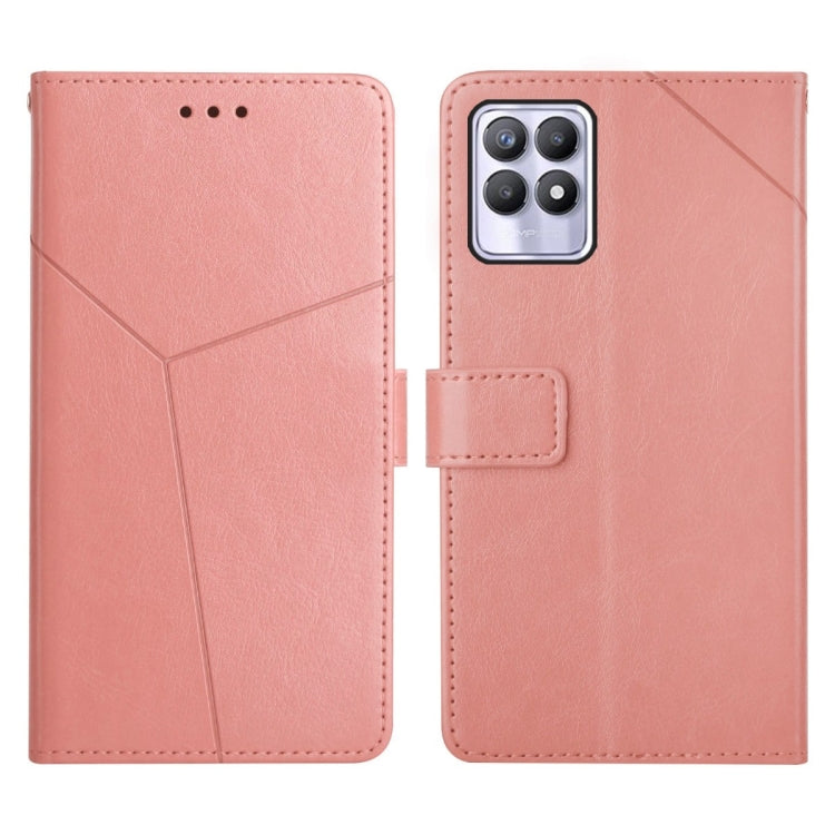 Custodia per telefono in pelle flip orizzontale con cuciture a Y, For OPPO Realme 8i, For OPPO Realme C11, For OPPO Realme C15 / C20, For OPPO Realme GT