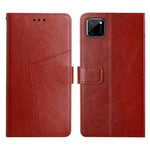 Custodia per telefono in pelle flip orizzontale con cuciture a Y, For OPPO Realme 8i, For OPPO Realme C11, For OPPO Realme C15 / C20, For OPPO Realme GT