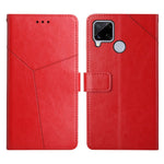 Custodia per telefono in pelle flip orizzontale con cuciture a Y, For OPPO Realme 8i, For OPPO Realme C11, For OPPO Realme C15 / C20, For OPPO Realme GT