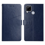 Custodia per telefono in pelle flip orizzontale con cuciture a Y, For OPPO Realme 8i, For OPPO Realme C11, For OPPO Realme C15 / C20, For OPPO Realme GT