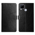 Custodia per telefono in pelle flip orizzontale con cuciture a Y, For OPPO Realme 8i, For OPPO Realme C11, For OPPO Realme C15 / C20, For OPPO Realme GT