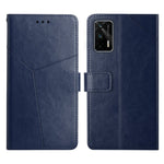 Custodia per telefono in pelle flip orizzontale con cuciture a Y, For OPPO Realme 8i, For OPPO Realme C11, For OPPO Realme C15 / C20, For OPPO Realme GT