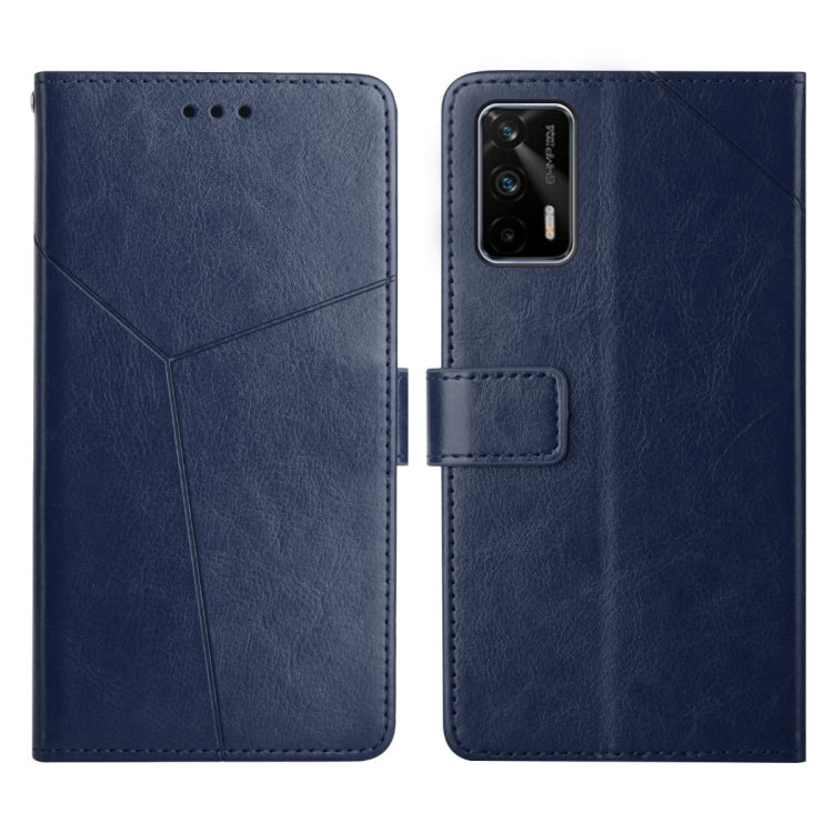 Custodia per telefono in pelle flip orizzontale con cuciture a Y, For OPPO Realme 8i, For OPPO Realme C11, For OPPO Realme C15 / C20, For OPPO Realme GT