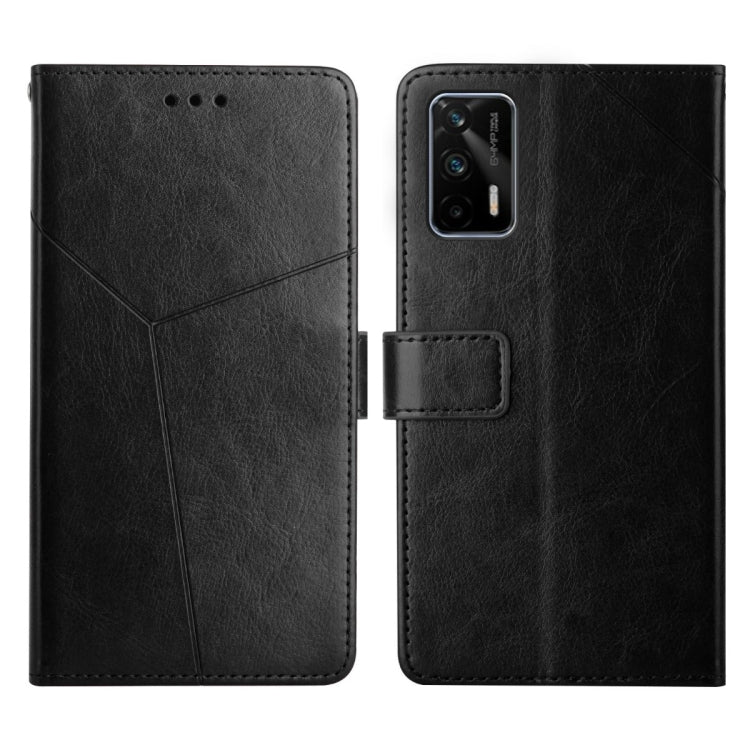 Custodia per telefono in pelle flip orizzontale con cuciture a Y, For OPPO Realme 8i, For OPPO Realme C11, For OPPO Realme C15 / C20, For OPPO Realme GT