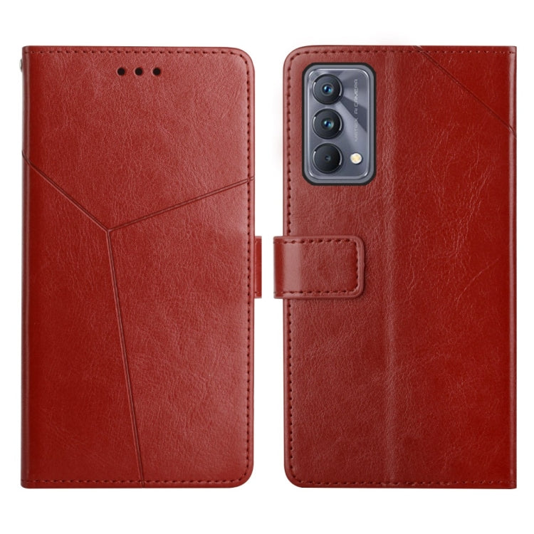 Custodia per telefono in pelle flip orizzontale con cuciture a Y, For OPPO Realme GT Master, For OPPO Reno2 Z / Reno2 F, For OPPO Reno3 Pro 5G, For OPPO Reno4 5G