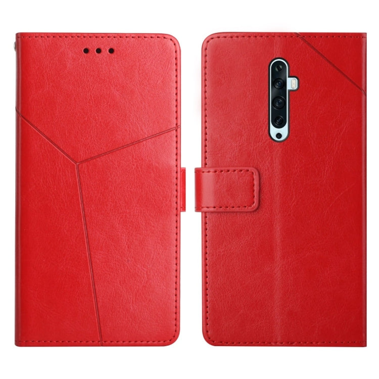 Custodia per telefono in pelle flip orizzontale con cuciture a Y, For OPPO Realme GT Master, For OPPO Reno2 Z / Reno2 F, For OPPO Reno3 Pro 5G, For OPPO Reno4 5G