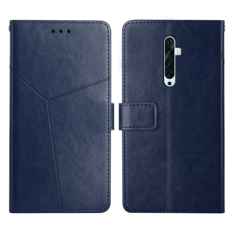 Custodia per telefono in pelle flip orizzontale con cuciture a Y, For OPPO Realme GT Master, For OPPO Reno2 Z / Reno2 F, For OPPO Reno3 Pro 5G, For OPPO Reno4 5G