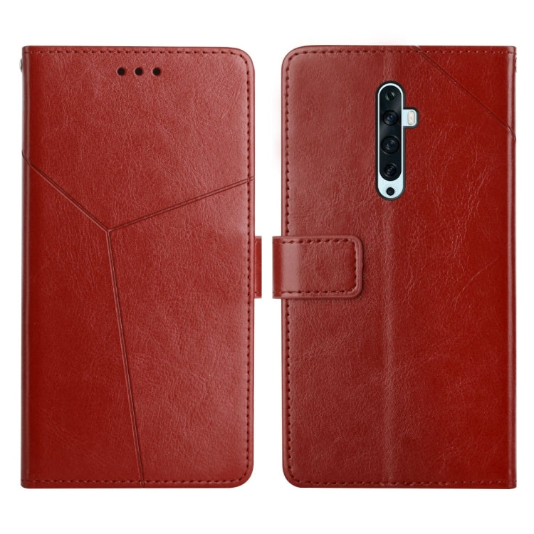 Custodia per telefono in pelle flip orizzontale con cuciture a Y, For OPPO Realme GT Master, For OPPO Reno2 Z / Reno2 F, For OPPO Reno3 Pro 5G, For OPPO Reno4 5G