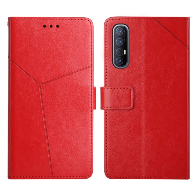 Custodia per telefono in pelle flip orizzontale con cuciture a Y, For OPPO Realme GT Master, For OPPO Reno2 Z / Reno2 F, For OPPO Reno3 Pro 5G, For OPPO Reno4 5G