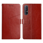 Custodia per telefono in pelle flip orizzontale con cuciture a Y, For OPPO Realme GT Master, For OPPO Reno2 Z / Reno2 F, For OPPO Reno3 Pro 5G, For OPPO Reno4 5G