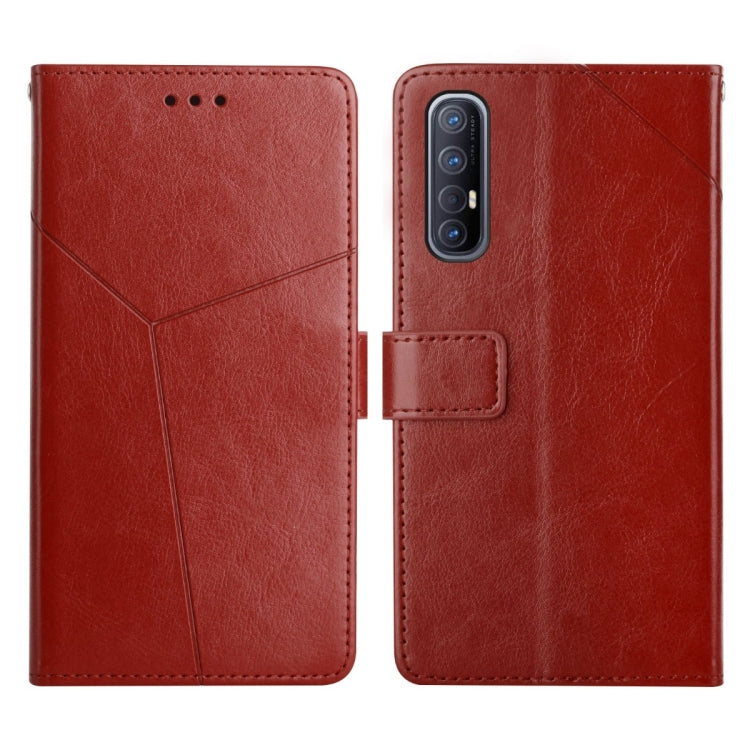 Custodia per telefono in pelle flip orizzontale con cuciture a Y, For OPPO Realme GT Master, For OPPO Reno2 Z / Reno2 F, For OPPO Reno3 Pro 5G, For OPPO Reno4 5G
