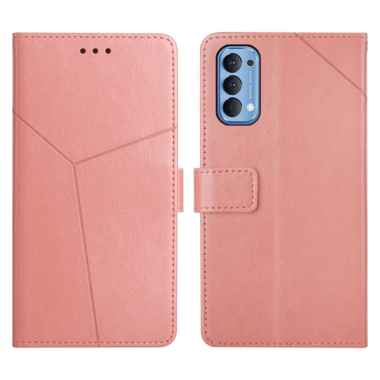 Custodia per telefono in pelle flip orizzontale con cuciture a Y, For OPPO Realme GT Master, For OPPO Reno2 Z / Reno2 F, For OPPO Reno3 Pro 5G, For OPPO Reno4 5G