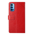 Custodia per telefono in pelle flip orizzontale con cuciture a Y, For OPPO Reno4 Pro 5G, For OPPO Reno5 4G, For OPPO Reno5 5G, For OPPO Reno5 Pro 5G