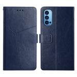 Custodia per telefono in pelle flip orizzontale con cuciture a Y, For OPPO Reno4 Pro 5G, For OPPO Reno5 4G, For OPPO Reno5 5G, For OPPO Reno5 Pro 5G