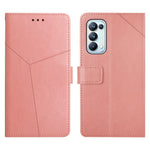 Custodia per telefono in pelle flip orizzontale con cuciture a Y, For OPPO Reno4 Pro 5G, For OPPO Reno5 4G, For OPPO Reno5 5G, For OPPO Reno5 Pro 5G