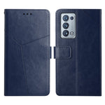 Custodia per telefono in pelle flip orizzontale con cuciture a Y, For OPPO Reno6 5G, For OPPO Reno6 Pro 5G, For OPPO Reno6 Pro+ 5G, For OPPO Realme 9i