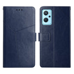 Custodia per telefono in pelle flip orizzontale con cuciture a Y, For OPPO Reno6 5G, For OPPO Reno6 Pro 5G, For OPPO Reno6 Pro+ 5G, For OPPO Realme 9i