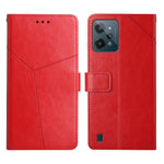 Custodia per telefono in pelle flip orizzontale con cuciture a Y, For OPPO Realme C31, For OPPO Realme C35