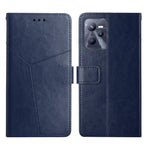 Custodia per telefono in pelle flip orizzontale con cuciture a Y, For OPPO Realme C31, For OPPO Realme C35