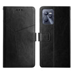 Custodia per telefono in pelle flip orizzontale con cuciture a Y, For OPPO Realme C31, For OPPO Realme C35