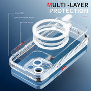 Cat-eye TPU + Custodia per telefono Magsafe in acrilico, For iPhone 13 mini, For iPhone 13, For iPhone 13 Pro, For iPhone 13 Pro Max, For iPhone 12 mini, For iPhone 12