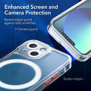 Cat-eye TPU + Custodia per telefono Magsafe in acrilico, For iPhone 13 mini, For iPhone 13, For iPhone 13 Pro, For iPhone 13 Pro Max, For iPhone 12 mini, For iPhone 12