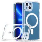 Custodia TPU acrilico compatibile MagSafe per iPhone 13 e 12