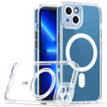 Custodia TPU acrilico compatibile MagSafe per iPhone 13 e 12