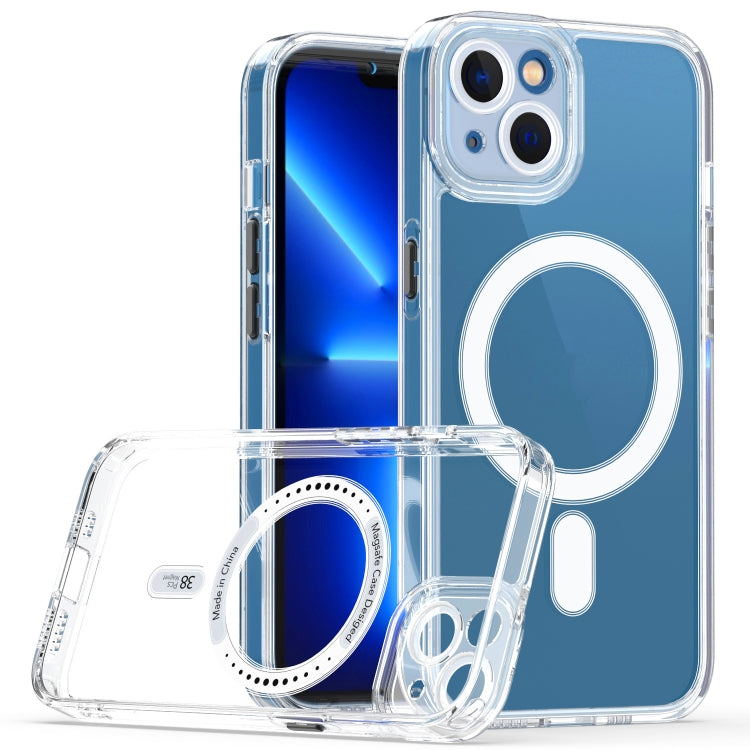 Custodia TPU acrilico compatibile MagSafe per iPhone 13 e 12